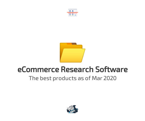 The best eCommerce Research products