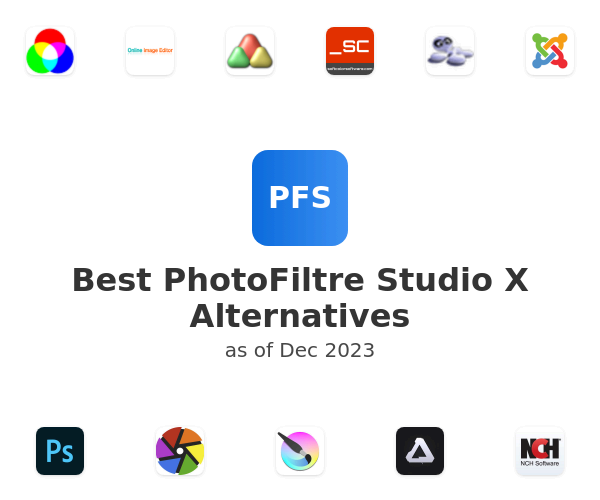 Best PhotoFiltre Studio X Alternatives