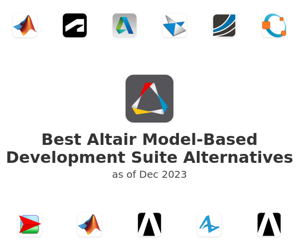 Best Altair Model-Based Development Suite Alternatives