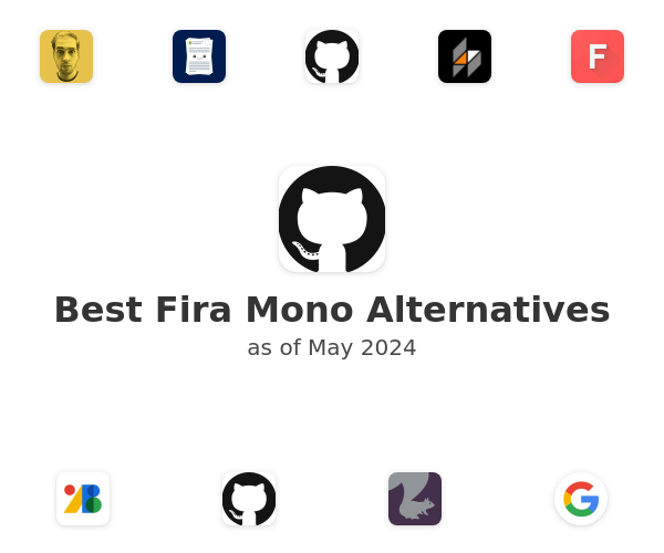 Best Fira Mono Alternatives