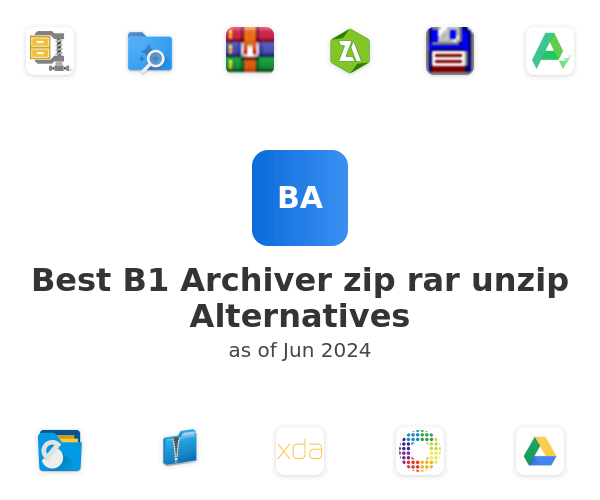 Best B1 Archiver zip rar unzip Alternatives