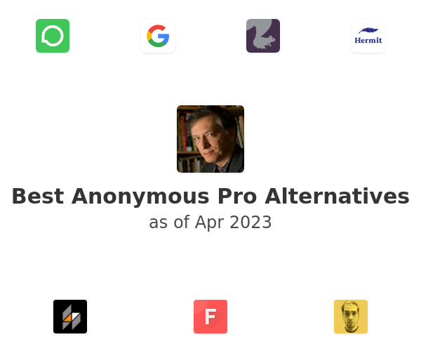 Best Anonymous Pro Alternatives