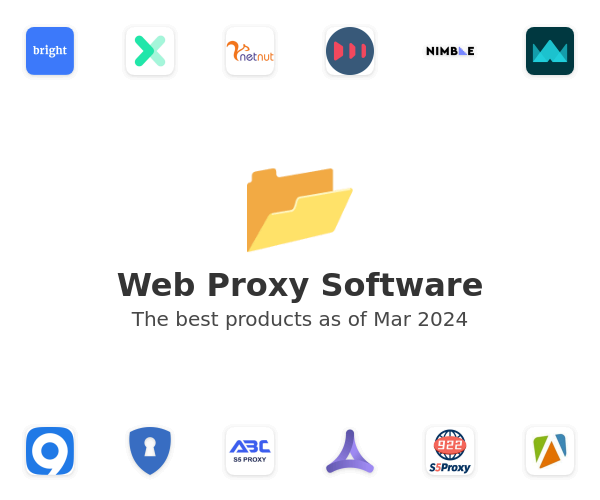 The best Web Proxy products