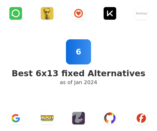 Best 6x13 fixed Alternatives