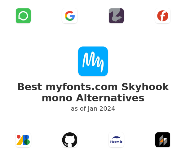 Best myfonts.com Skyhook mono Alternatives