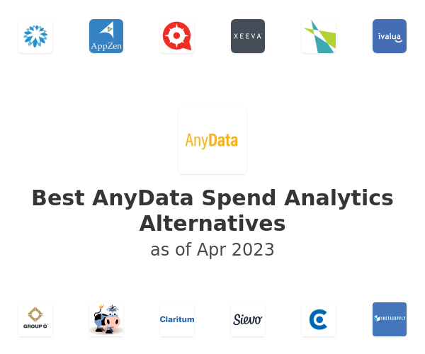 Best AnyData Spend Analytics Alternatives
