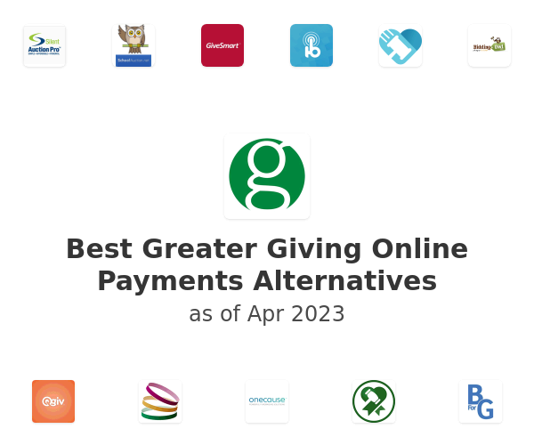 Best Greater Giving Online Payments Alternatives