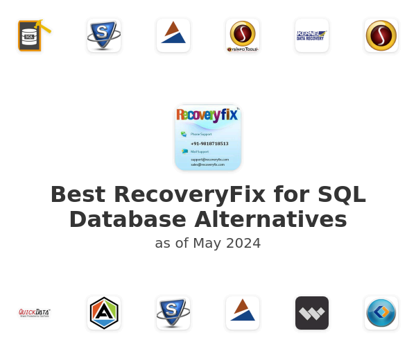 Best RecoveryFix for SQL Database Alternatives