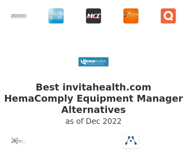 Best invitahealth.com HemaComply Equipment Manager Alternatives