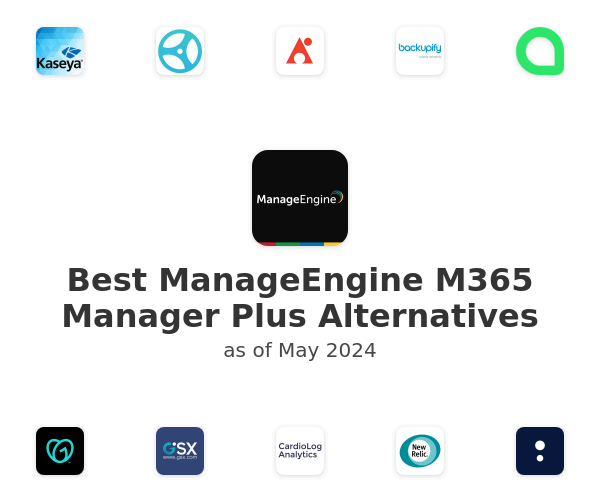 Best ManageEngine M365 Manager Plus Alternatives