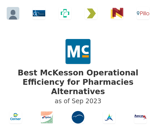 Best McKesson Operational Efficiency for Pharmacies Alternatives