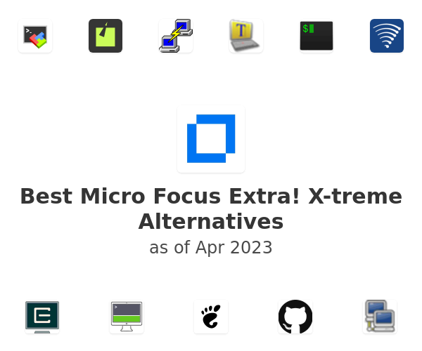 Best Micro Focus Extra! X-treme Alternatives