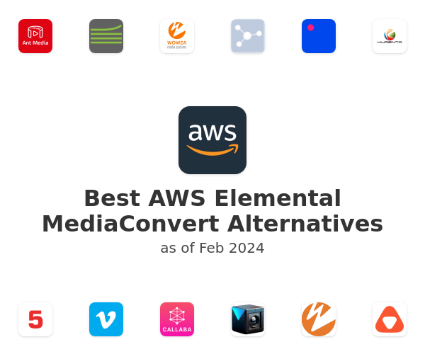 Best AWS Elemental MediaConvert Alternatives
