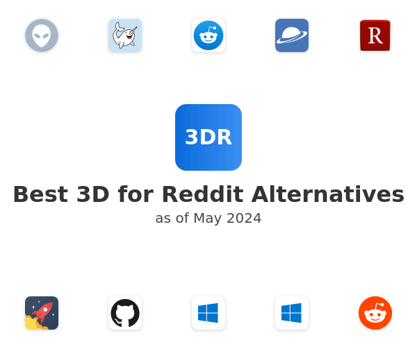 Best 3D for Reddit Alternatives
