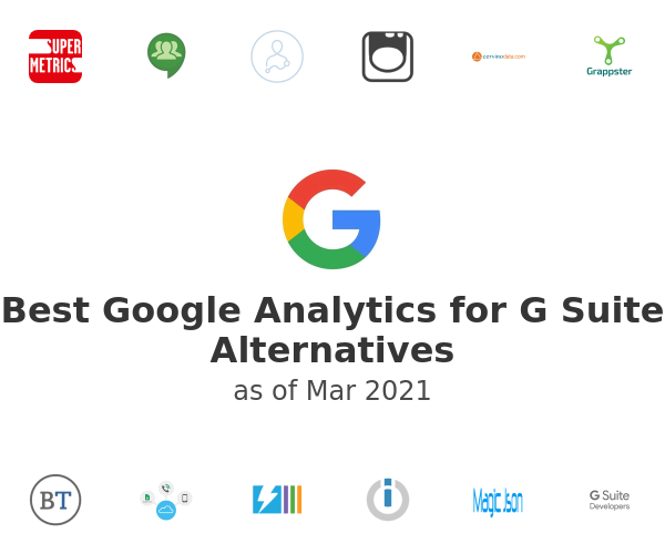 Best Google Analytics for G Suite Alternatives