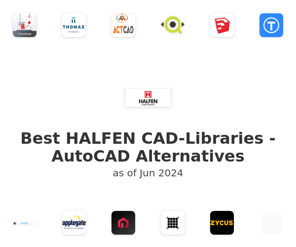 Best HALFEN CAD-Libraries - AutoCAD Alternatives