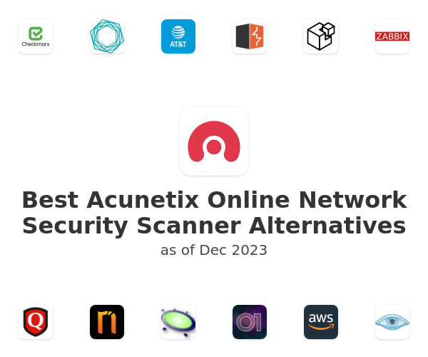 Best Acunetix Online Network Security Scanner Alternatives