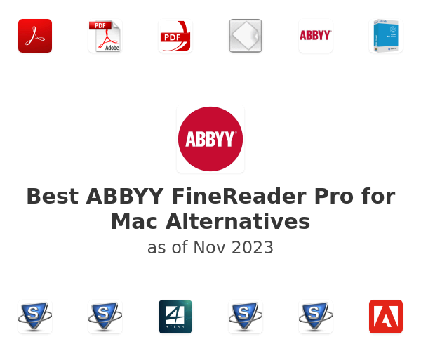 Best ABBYY FineReader Pro for Mac Alternatives