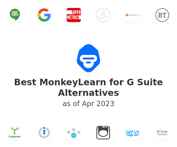 Best MonkeyLearn for G Suite Alternatives