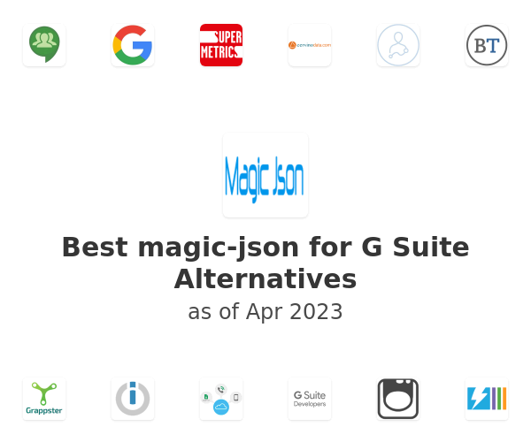 Best magic-json for G Suite Alternatives
