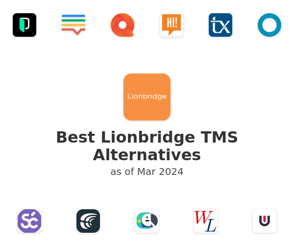Best Lionbridge TMS Alternatives