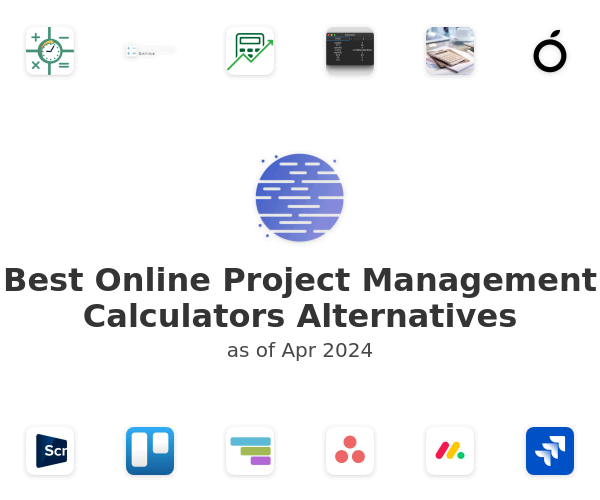 Best Online Project Management Calculators Alternatives