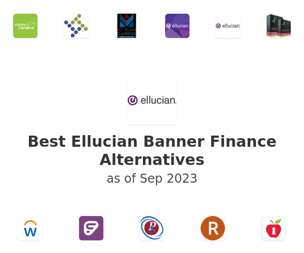 Best Ellucian Banner Finance Alternatives