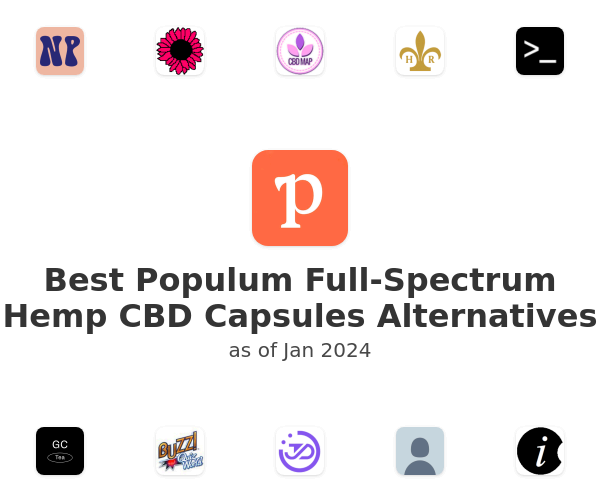 Best Populum Full-Spectrum Hemp CBD Capsules Alternatives