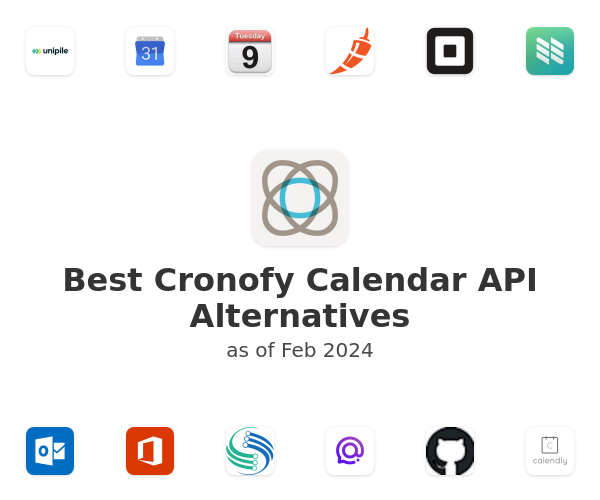 Best Cronofy Calendar API Alternatives