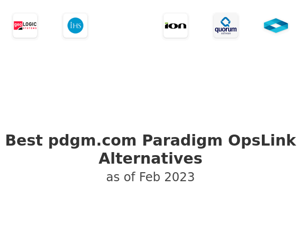 Best pdgm.com Paradigm OpsLink Alternatives