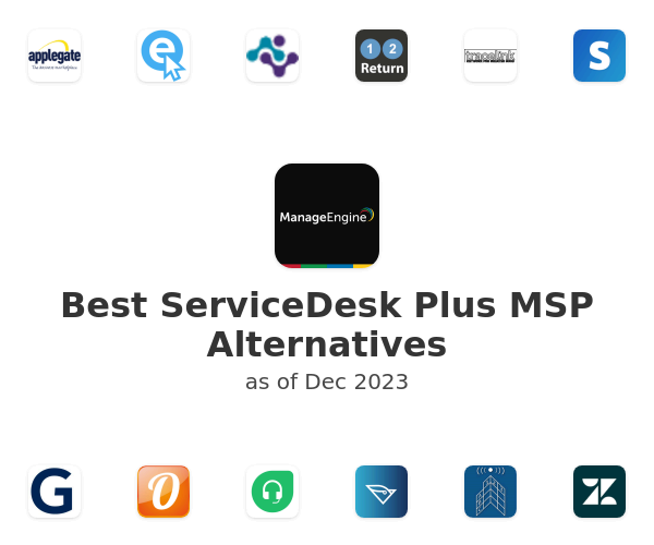Best ServiceDesk Plus MSP Alternatives
