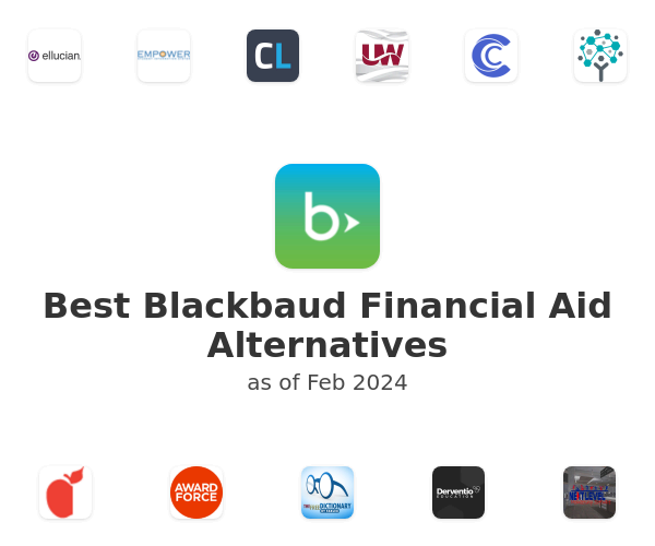 Best Blackbaud Financial Aid Alternatives