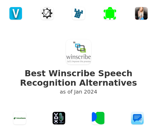 Best Winscribe Speech Recognition Alternatives