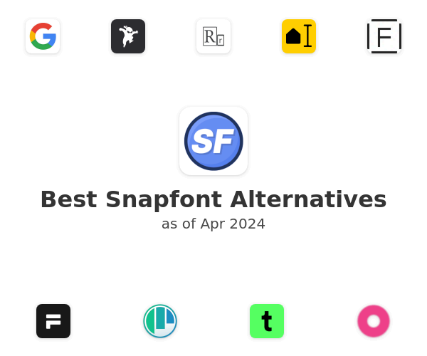 Best Snapfont Alternatives