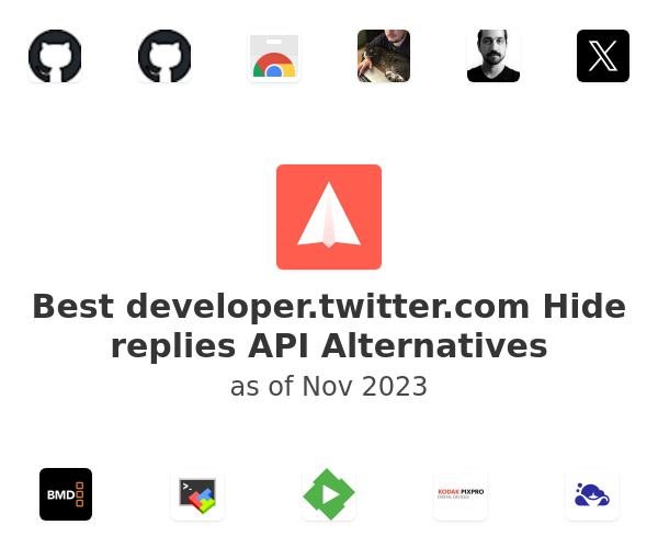 Best developer.twitter.com Hide replies API Alternatives