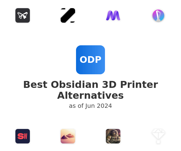 Best Obsidian 3D Printer Alternatives