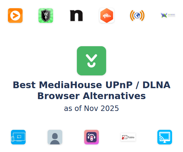 Best MediaHouse UPnP / DLNA Browser Alternatives