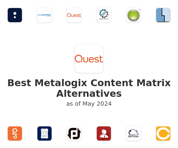 Best Metalogix Content Matrix Alternatives