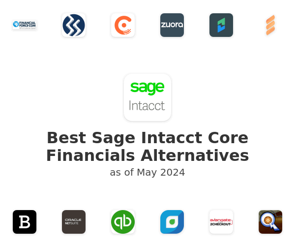 Best Sage Intacct Core Financials Alternatives