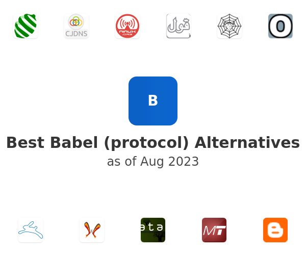 Best Babel (protocol) Alternatives