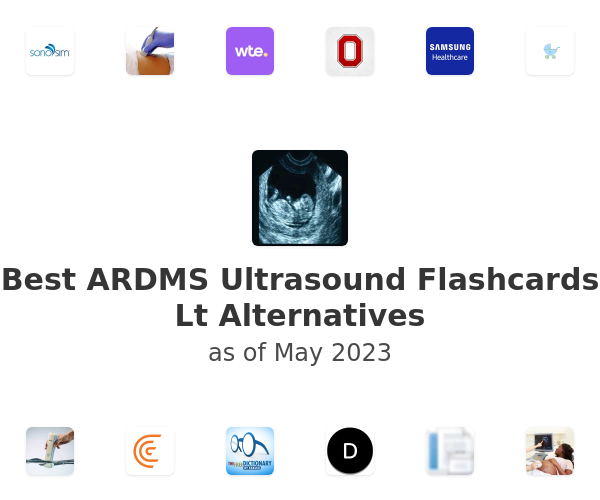 Best ARDMS Ultrasound Flashcards Lt Alternatives