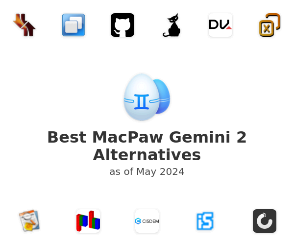 Best MacPaw Gemini 2 Alternatives
