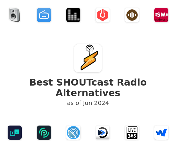 Best SHOUTcast Radio Alternatives