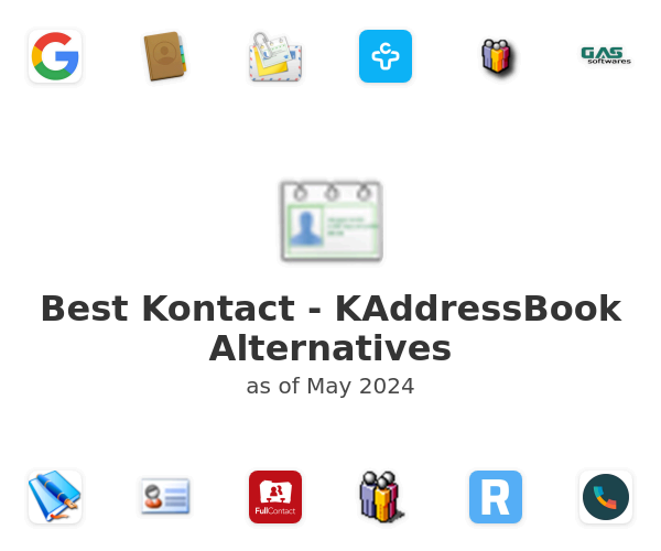 Best Kontact - KAddressBook Alternatives