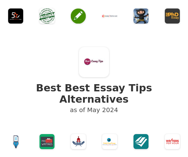 Best Best Essay Tips Alternatives