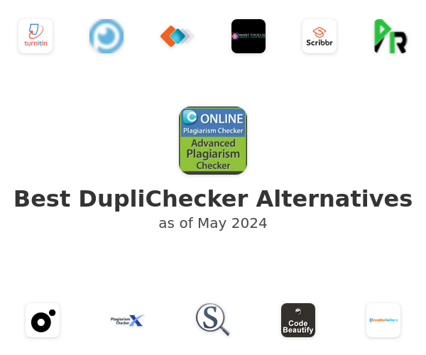 Best DupliChecker Alternatives