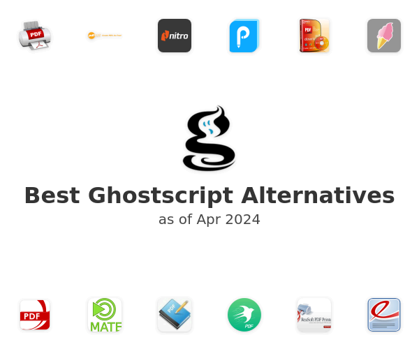 Best Ghostscript Alternatives