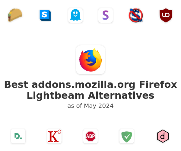Best addons.mozilla.org Firefox Lightbeam Alternatives
