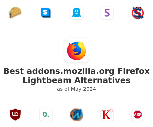 Best addons.mozilla.org Firefox Lightbeam Alternatives