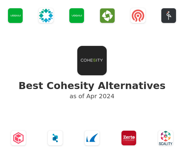 Best Cohesity Alternatives